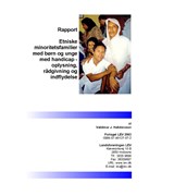 Etniske minoritetsfamilier med børn og unge med handicap - oplysning, rådgivning og indflydelse