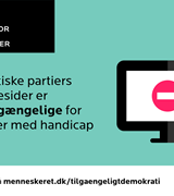 Dansk politik udelukker personer med handicap: Valgkampen er ikke tilgængelig