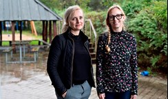 Tina Pihl Aalestrup og Sarah Greve, Rosenvængets Skole.jpg